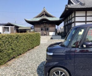 　浜松市内のお寺にお墓参り